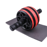 Maxbell Ab Roller Wheel Strength Training for Men Women with Knee Mat Body Building Red