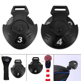 Maxbell Interchangeable Number Tag Golf Wood Clubs Golf Club Head Cover Number Tags Sharp Edge 3cm