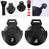 Maxbell Interchangeable Number Tag Golf Wood Clubs Golf Club Head Cover Number Tags Sharp Edge 3cm