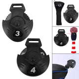 Maxbell Interchangeable Number Tag Golf Wood Clubs Golf Club Head Cover Number Tags Sharp Edge 3cm