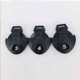 Maxbell Interchangeable Number Tag Golf Wood Clubs Golf Club Head Cover Number Tags Sharp Edge 3cm