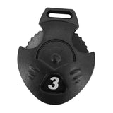 Maxbell Interchangeable Number Tag Golf Wood Clubs Golf Club Head Cover Number Tags Sharp Edge 3cm
