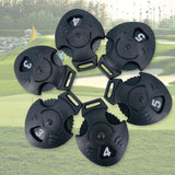 Maxbell Interchangeable Number Tag Golf Wood Clubs Golf Club Head Cover Number Tags Sharp Edge 3cm