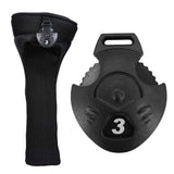 Maxbell Interchangeable Number Tag Golf Wood Clubs Golf Club Head Cover Number Tags Sharp Edge 3cm
