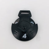Maxbell Interchangeable Number Tag Golf Wood Clubs Golf Club Head Cover Number Tags Round Edge 3cm