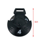 Maxbell Interchangeable Number Tag Golf Wood Clubs Golf Club Head Cover Number Tags Round Edge 3cm