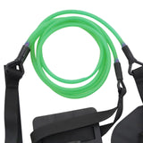 Maxbell Resistance Bands Workout Bungee Cords Fitness Swimming Arm Trainer Strength Green 50lbs