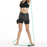 Maxbell Resistance Bands Workout Bungee Cords Fitness Swimming Arm Trainer Strength Green 50lbs