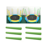 Maxbell 6x Trampoline Foam Sleeves Lightweight for Children Jumping Bed Tube 40cm Green