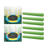 Maxbell 6x Trampoline Foam Sleeves Lightweight for Children Jumping Bed Tube 40cm Green