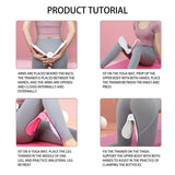 Maxbell Hip Trainer Equipment Device Kegel Exerciser Thigh Master Pelvic Floor Pink Red
