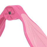 Maxbell Hip Trainer Equipment Device Kegel Exerciser Thigh Master Pelvic Floor Pink Red