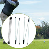 Maxbell Pack of 2 Golf Alignment Training Sticks Collapsible Golf Alignment Tool