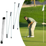 Maxbell Pack of 2 Golf Alignment Training Sticks Collapsible Golf Alignment Tool