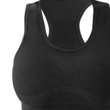 Maxbell Women Sports Bras tank top bras for Cycling Daily Wear Walking L and XL Black
