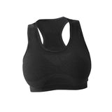 Maxbell Women Sports Bras tank top bras for Cycling Daily Wear Walking L and XL Black