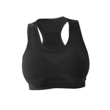 Maxbell Women Sports Bras tank top bras for Cycling Daily Wear Walking L and XL Black