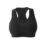 Maxbell Women Sports Bras tank top bras for Cycling Daily Wear Walking L and XL Black