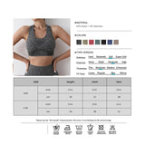 Maxbell Women Sports Bras tank top bras for Cycling Daily Wear Walking S and M Grey