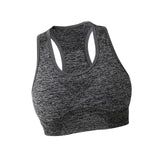 Maxbell Women Sports Bras tank top bras for Cycling Daily Wear Walking S and M Grey