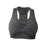 Maxbell Women Sports Bras tank top bras for Cycling Daily Wear Walking S and M Grey