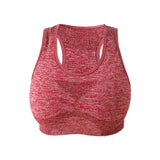 Maxbell Women Sports Bras tank top bras for Cycling Daily Wear Walking S and M Red