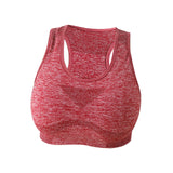 Maxbell Women Sports Bras tank top bras for Cycling Daily Wear Walking S and M Red