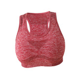 Maxbell Women Sports Bras tank top bras for Cycling Daily Wear Walking L and XL Red