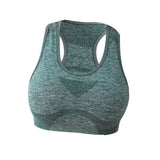 Maxbell Women Sports Bras tank top bras for Cycling Daily Wear Walking S and M Green
