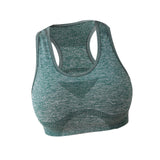 Maxbell Women Sports Bras tank top bras for Cycling Daily Wear Walking S and M Green