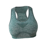 Maxbell Women Sports Bras tank top bras for Cycling Daily Wear Walking S and M Green