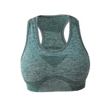Maxbell Women Sports Bras tank top bras for Cycling Daily Wear Walking L and XL Green