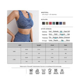 Maxbell Women Sports Bras tank top bras for Cycling Daily Wear Walking S and M Blue