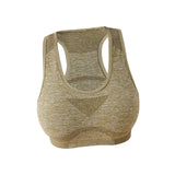 Maxbell Women Sports Bras tank top bras for Cycling Daily Wear Walking S and M Yellow