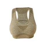 Maxbell Women Sports Bras tank top bras for Cycling Daily Wear Walking S and M Yellow