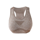 Maxbell Women Sports Bras tank top bras for Cycling Daily Wear Walking S and M Khaki