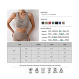 Maxbell Women Sports Bras tank top bras for Cycling Daily Wear Walking L and XL Khaki