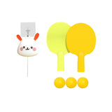 Maxbell Portable Indoor Hanging Table Tennis with Balls Interaction Birthday Bunny Three Ball