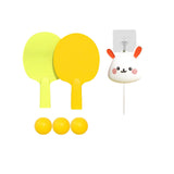 Maxbell Portable Indoor Hanging Table Tennis with Balls Interaction Birthday Bunny Three Ball