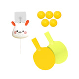 Maxbell Portable Indoor Hanging Table Tennis with Balls Interaction Birthday Bunny Five Ball