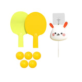 Maxbell Portable Indoor Hanging Table Tennis with Balls Interaction Birthday Bunny Five Ball