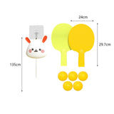 Maxbell Portable Indoor Hanging Table Tennis with Balls Interaction Birthday Bunny Five Ball