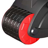 Maxbell Abdominal Roller Wheel with Mat Widened Double Wheels Body Building Workout Red