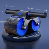 Maxbell Automatic Rebound Abdominal Wheel,Ab Roller Wheel for Unisex Office Training Blue