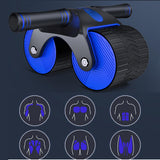 Maxbell Automatic Rebound Abdominal Wheel,Ab Roller Wheel for Unisex Office Training Blue