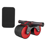 Maxbell Automatic Rebound Abdominal Wheel,Ab Roller Wheel for Unisex Office Training Red