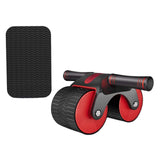 Maxbell Automatic Rebound Abdominal Wheel,Ab Roller Wheel for Unisex Office Training Red