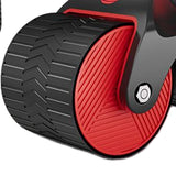 Maxbell Automatic Rebound Abdominal Wheel,Ab Roller Wheel for Unisex Office Training Red