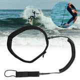 Maxbell Surfboard Leash Paddle Board Waist Belt Elastic Cord Surf Leash for Outdoor 12FT