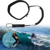 Maxbell Surfboard Leash Paddle Board Waist Belt Elastic Cord Surf Leash for Outdoor 12FT